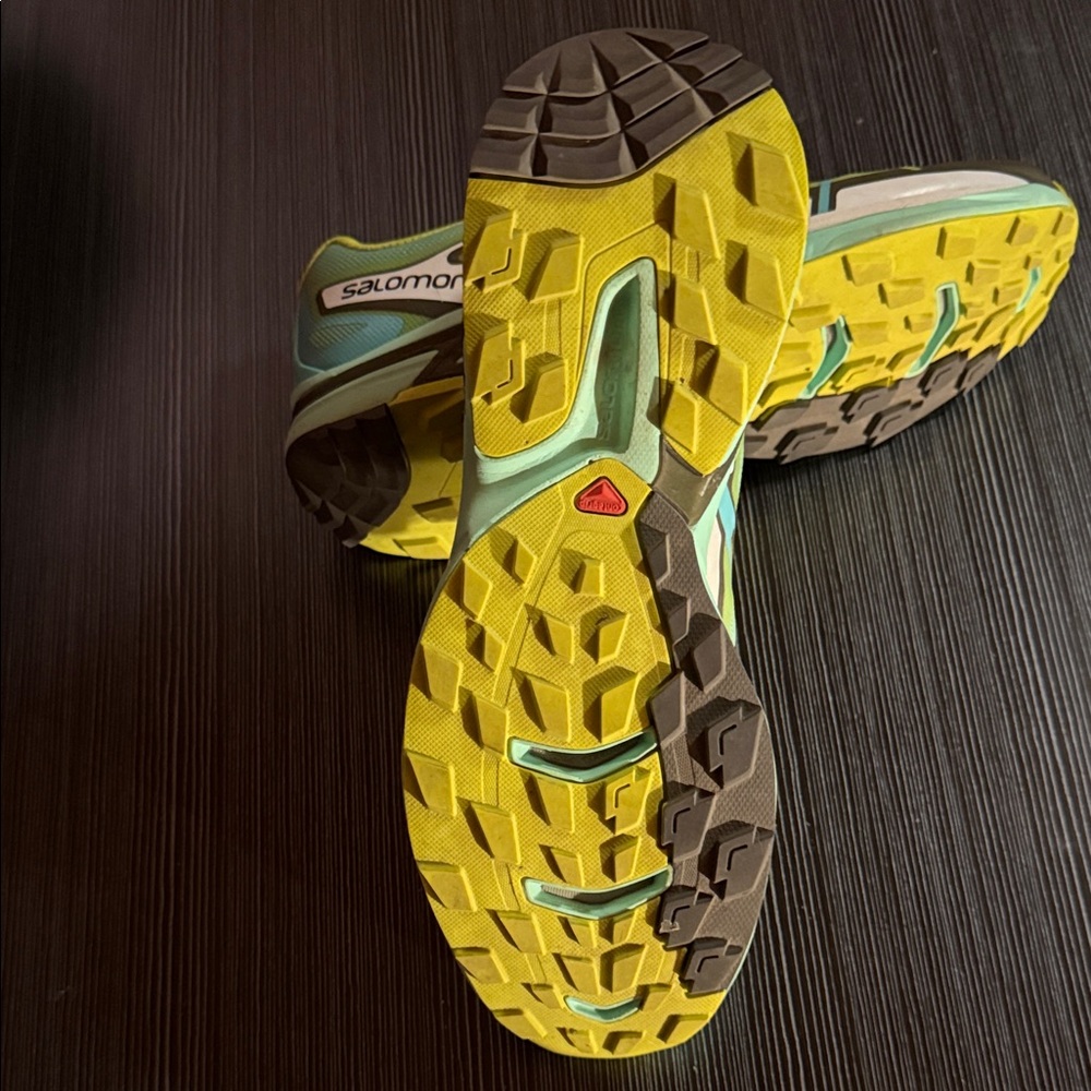 Salomon Athletic Shoes - Blue and Yellow - Picture 4 of 6